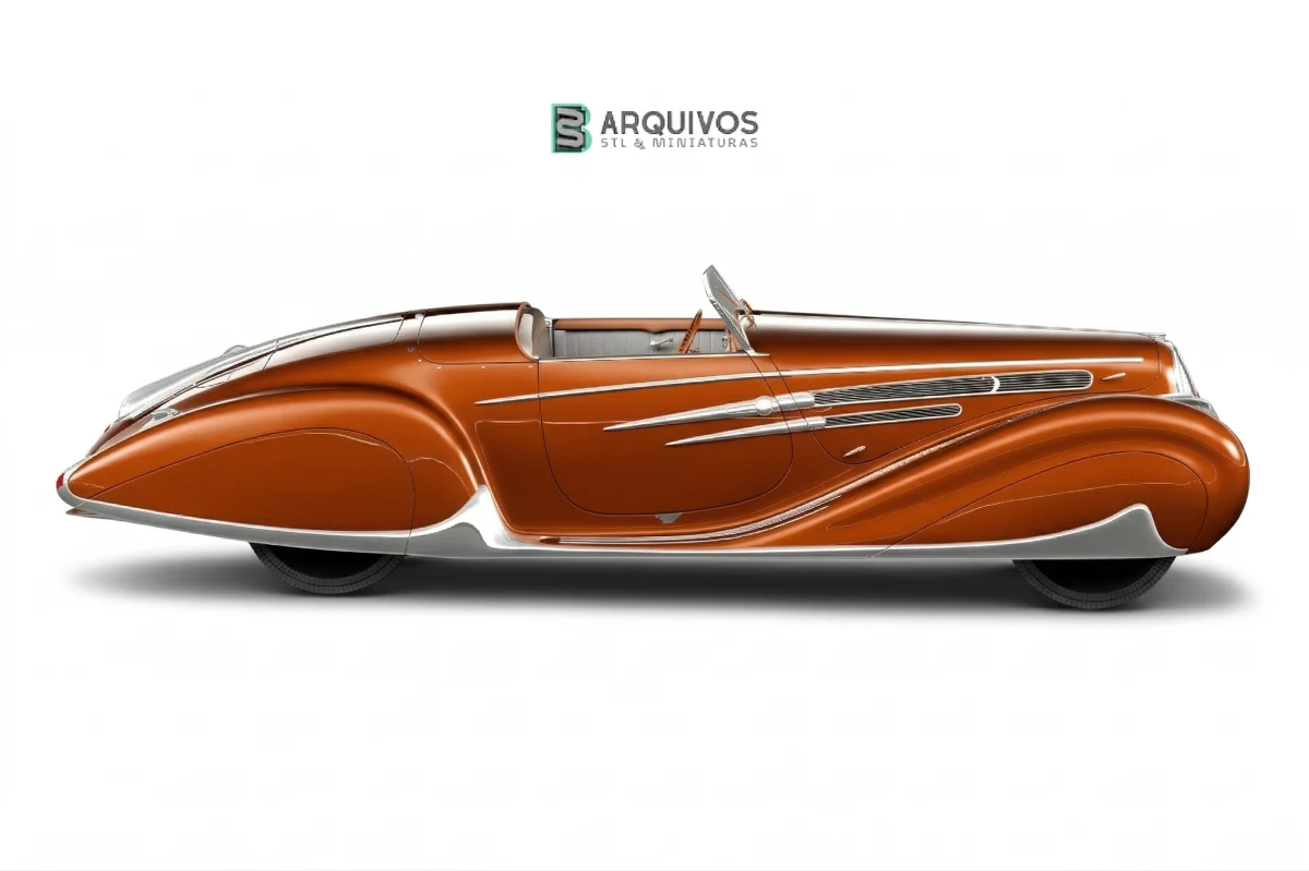 Modelo 3D STL - Delahaye T165 1939 — foto 2